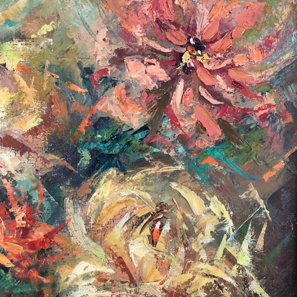 Vintage Original Framed Oil on Canvas - Picture 6 of 11